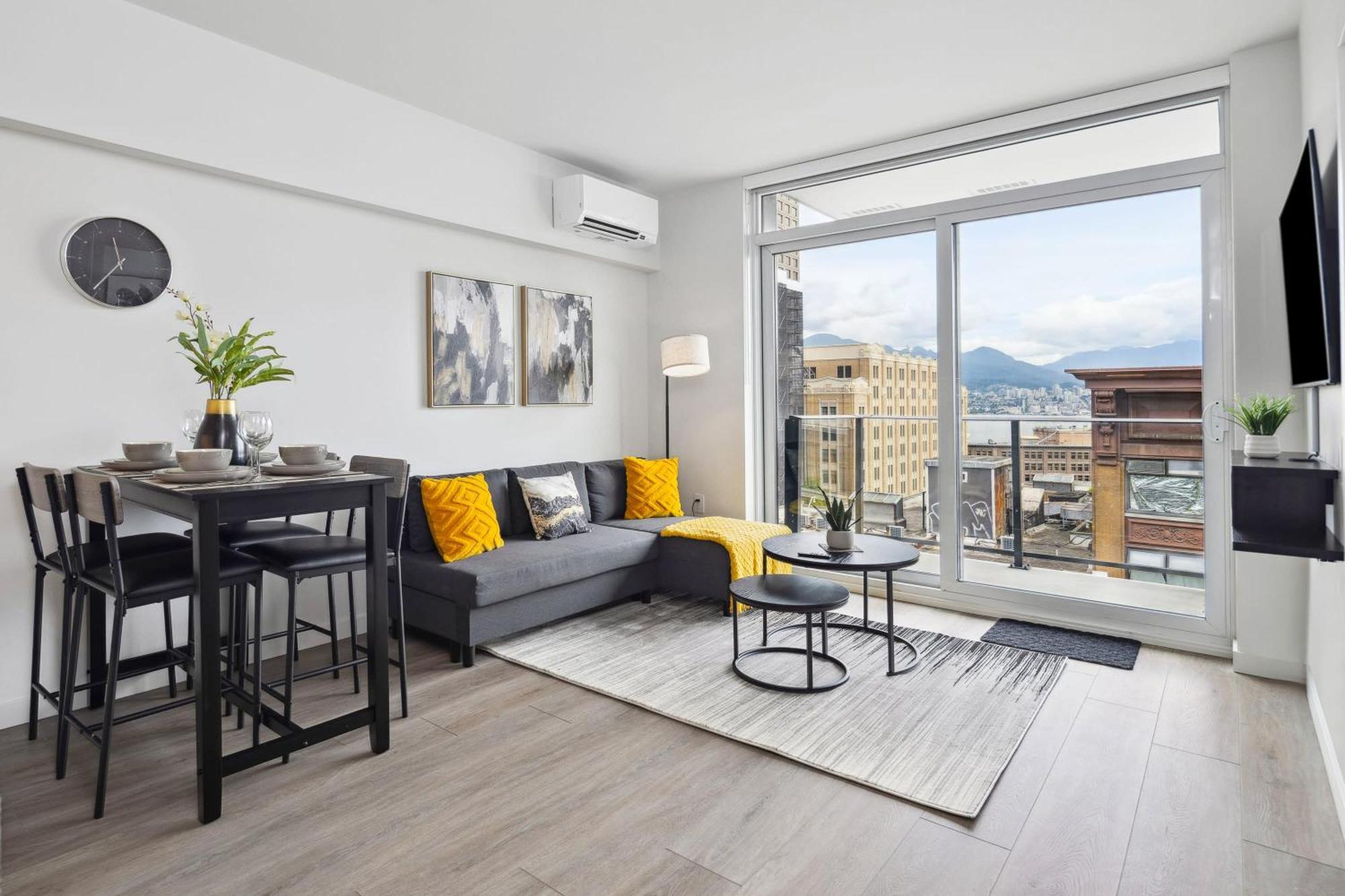 Brand New City Apt In Downtown Vancouver Exterior foto